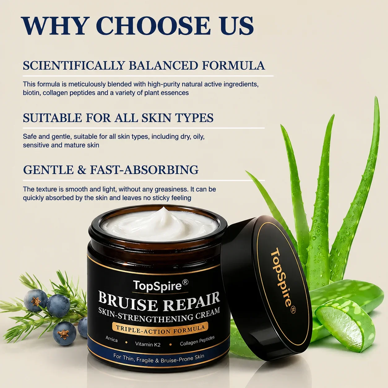 🏆Official US Store🔥TopSpire® Bruise Repair & Skin-Strengthening Cream