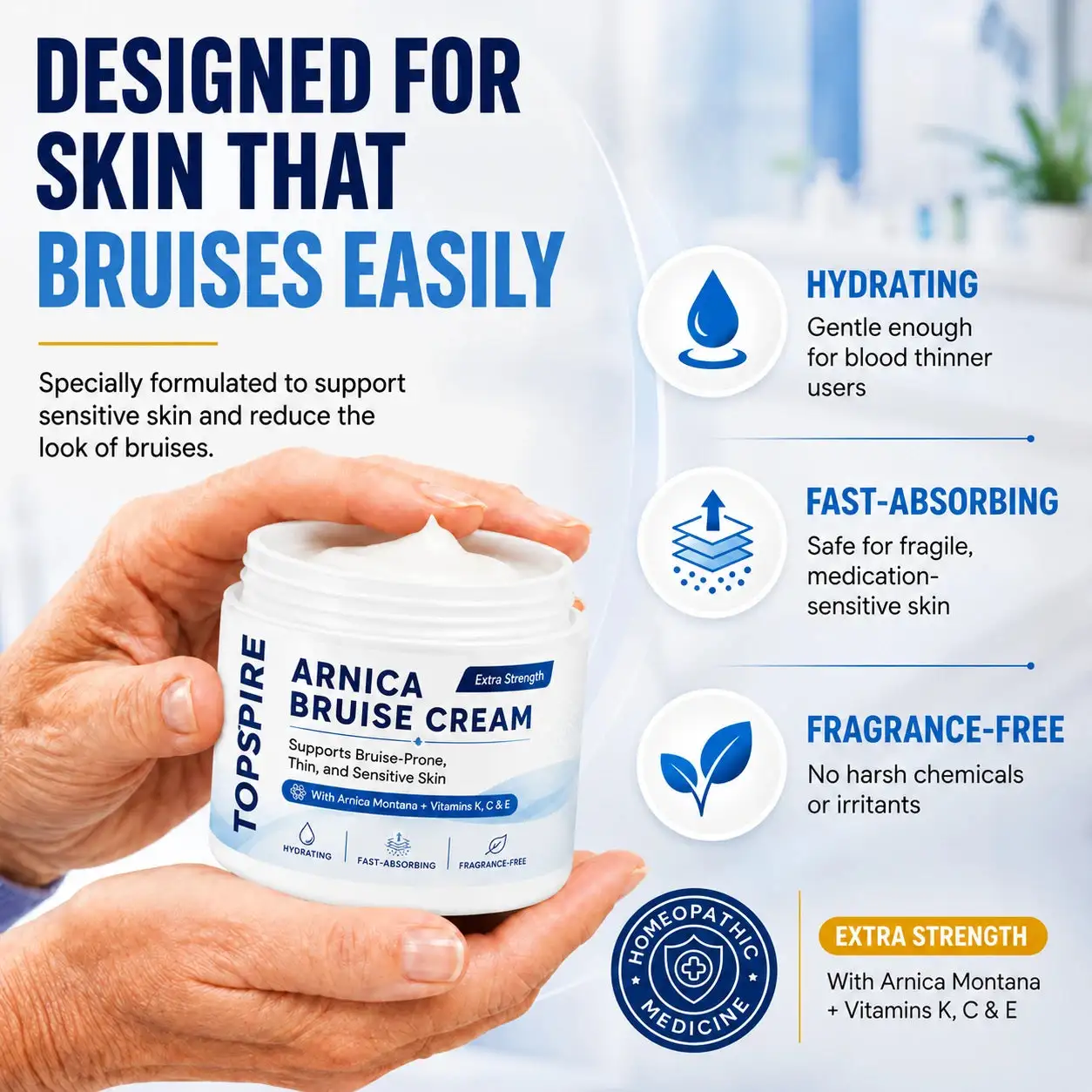 💥75K+ SOLD💕 TOPSPIRE® Arnica Bruise Cream - Repair Bruises & Strengthen Fragile Skin
