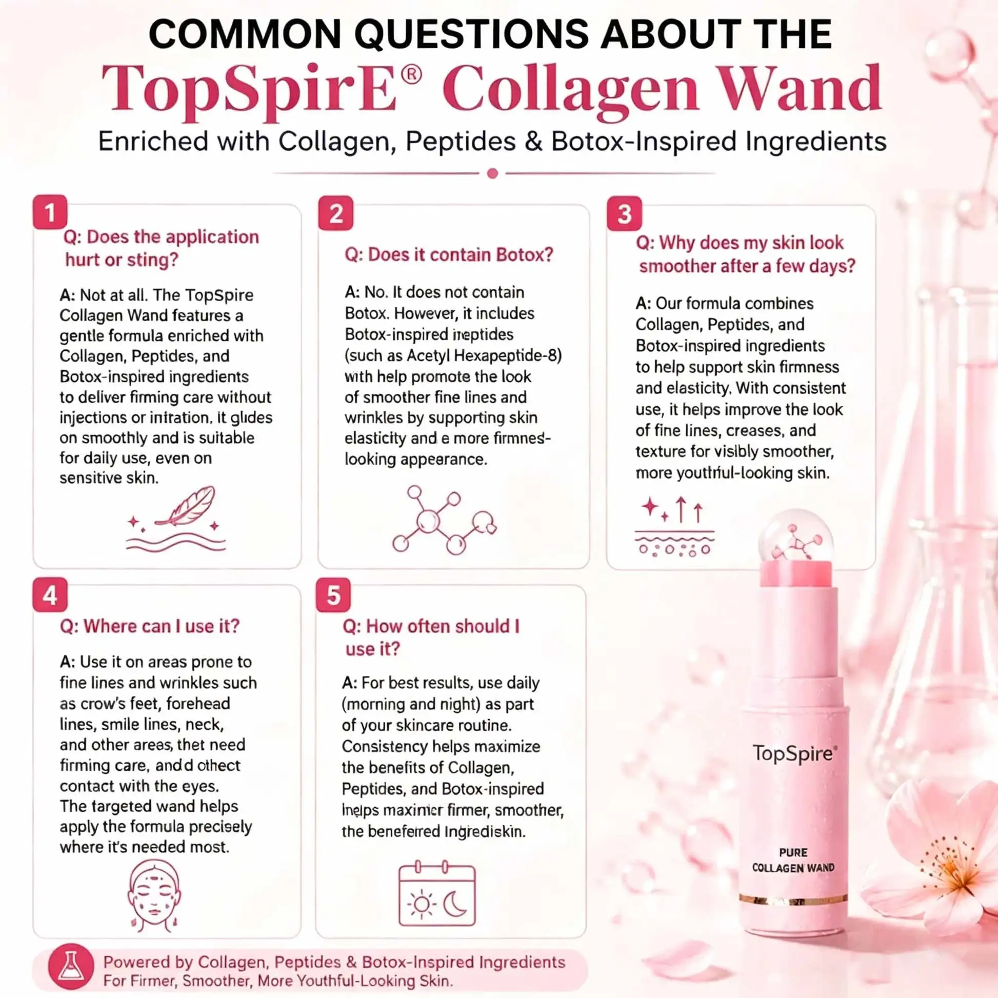 TopSpire ® Facility Botox-Inspired Pure Collagen Firming Wand